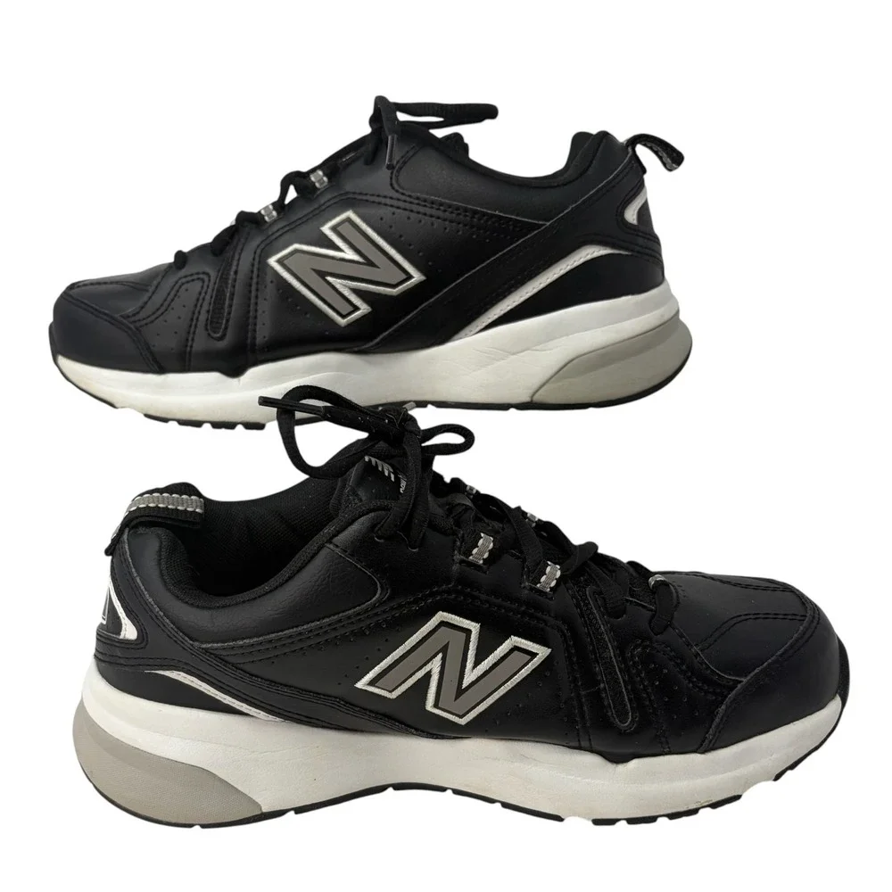 New Balance 608v5 MX608RB5 Mens 7 4E Extra Wide Black Leather Training Shoes